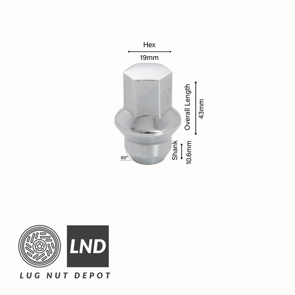 OEM Dodge Caravan Lug Nut (12x1.50) Lug Nut Depot