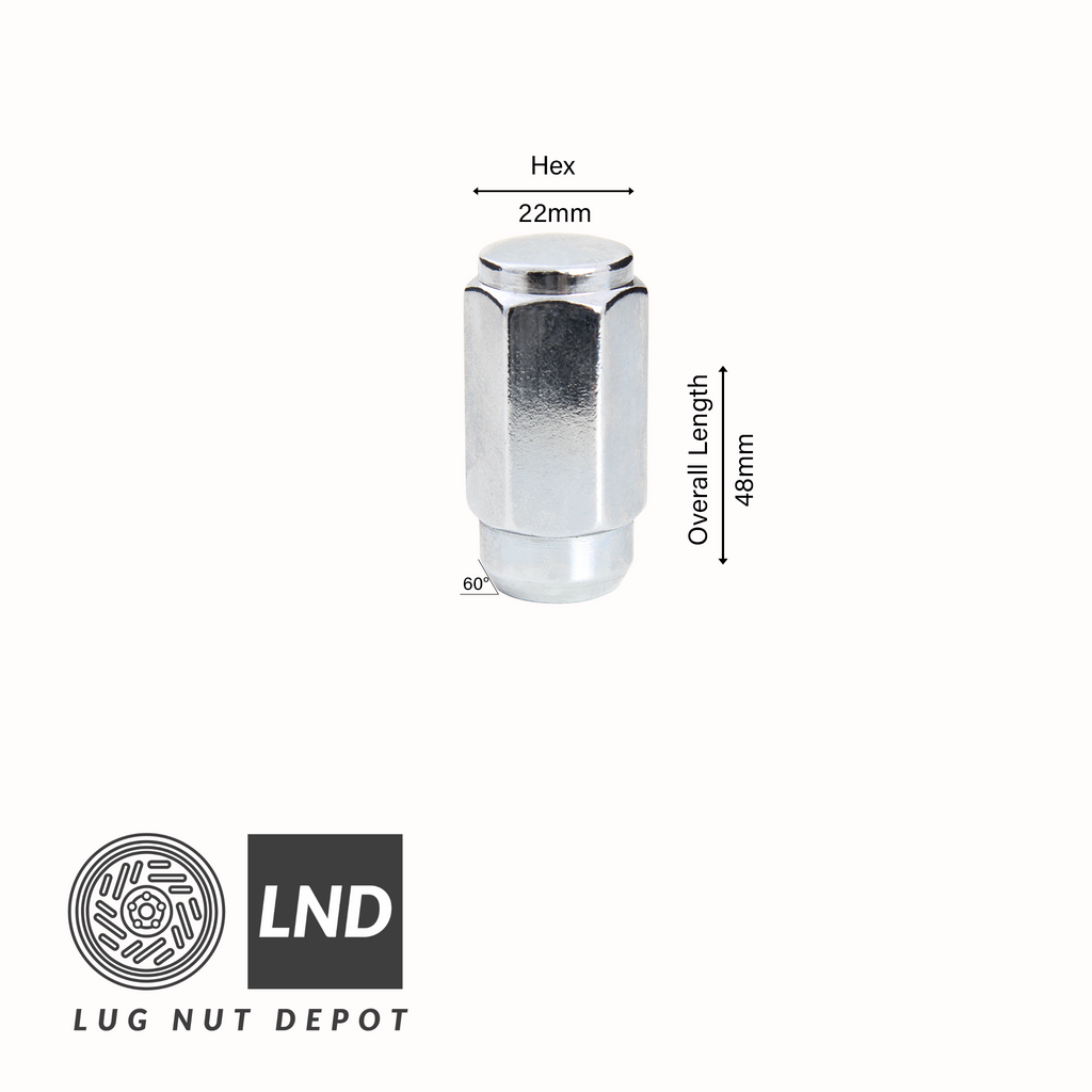 Duplex 60° Seat - Chrome - Lug Nut Depot
