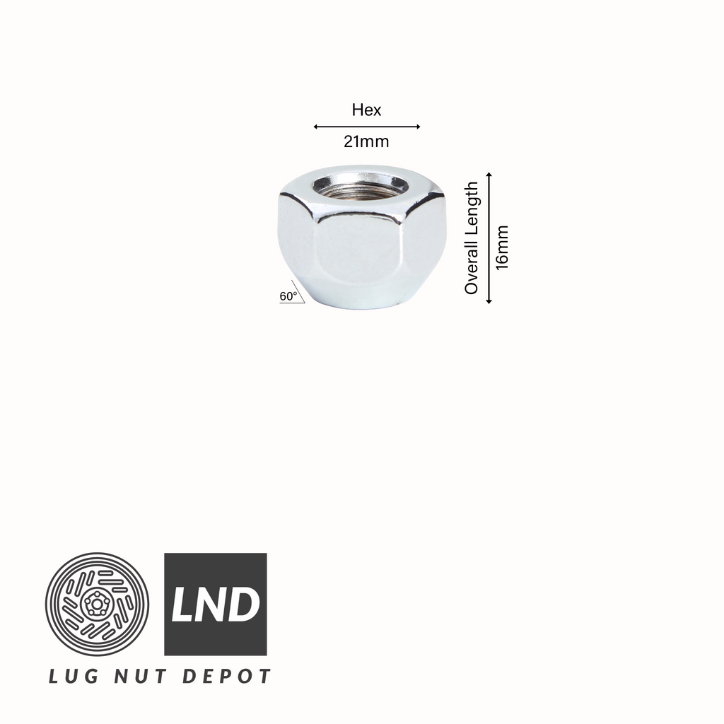 Open End 60° Seat - Chrome - Lug Nut Depot