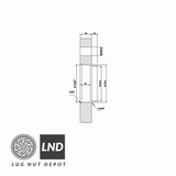 Wheel Spacer 20mm 5x120mm Hub-Centric - Lug Nut Depot