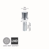 6 Spline Bolt Kit - Chrome - Lug Nut Depot