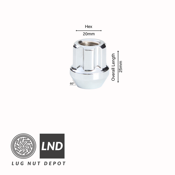 6 Spline Open End Kit - Chrome – Lug Nut Depot