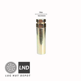 6 Spline Open End Kit - Chrome - Lug Nut Depot