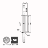 Wheel Spacer 10mm 5x120mm Hub-Centric - Lug Nut Depot