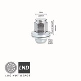 OEM Toyota Lug Nut With Washer (Tundra) - Lug Nut Depot